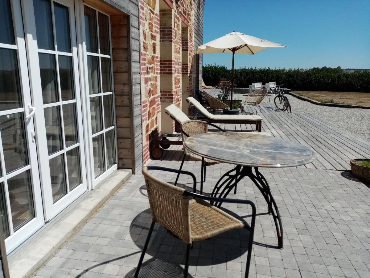 Hotel Galerie, Tumulus De La Hogue Fontenay-le-Marmion Zewnętrze zdjęcie