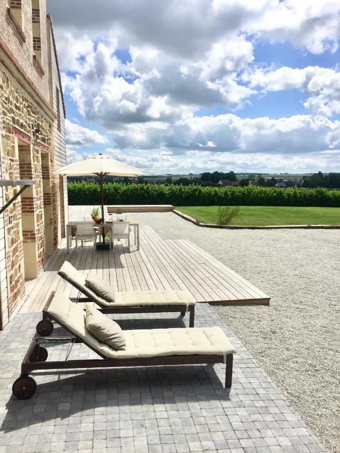 Hotel Galerie, Tumulus De La Hogue Fontenay-le-Marmion Zewnętrze zdjęcie